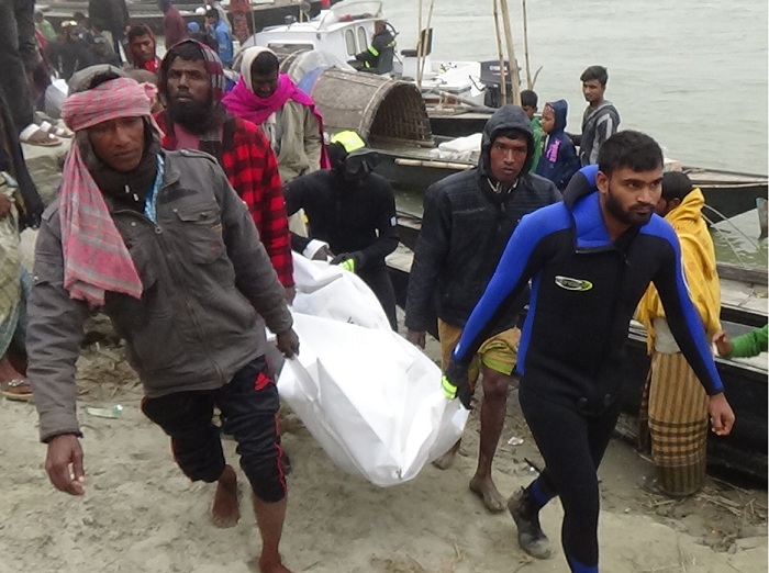 গোয়ালন্দে পদ্মায় নিখোঁজ দুই জনের লাশ উদ্ধার