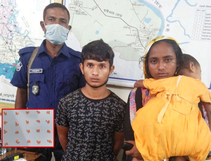 ঘোড়াঘাটে ইয়াবা বেচাকেনার সময় স্বামী-স্ত্রী গ্রেপ্তার