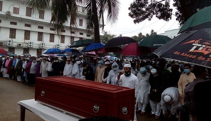 ব্যারিস্টার রফিক-উল হকের তৃতীয় জানাজা সম্পন্ন