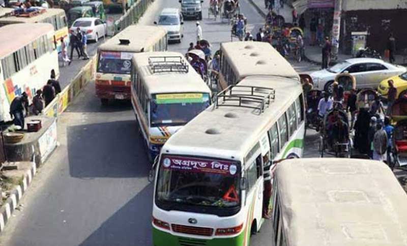 রাজধানীতে বেপরোয়া গণপরিবহন